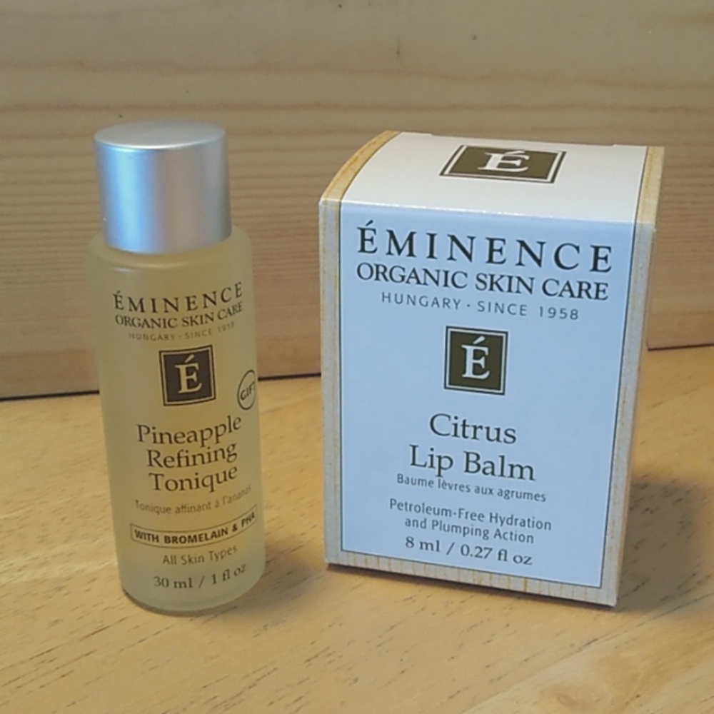 Éminence Lip Balm and Tonic